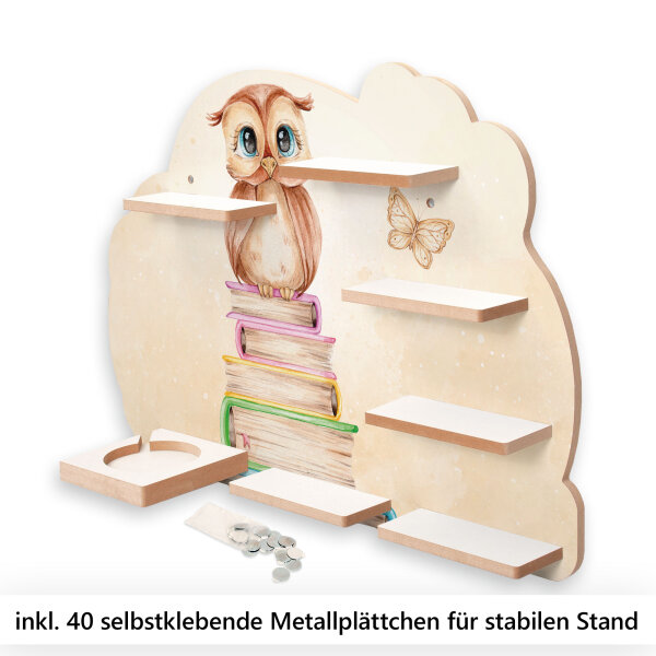Kluge Eule Musikbox-Regal aus MDF – passend...
